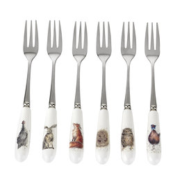 Wrendale Designs Set of 6 Pastry Forks