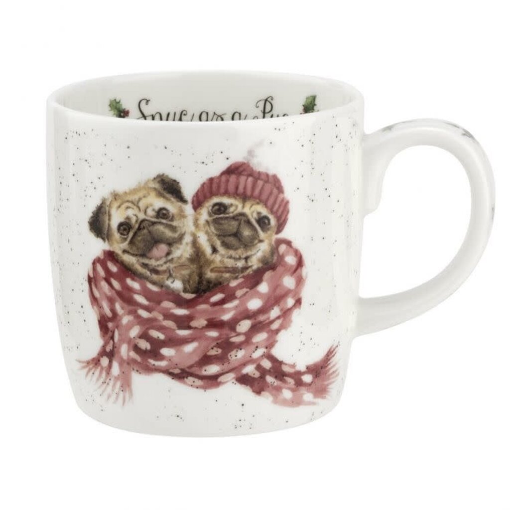 Wrendale Designs 'Snug as a Pug' Mug