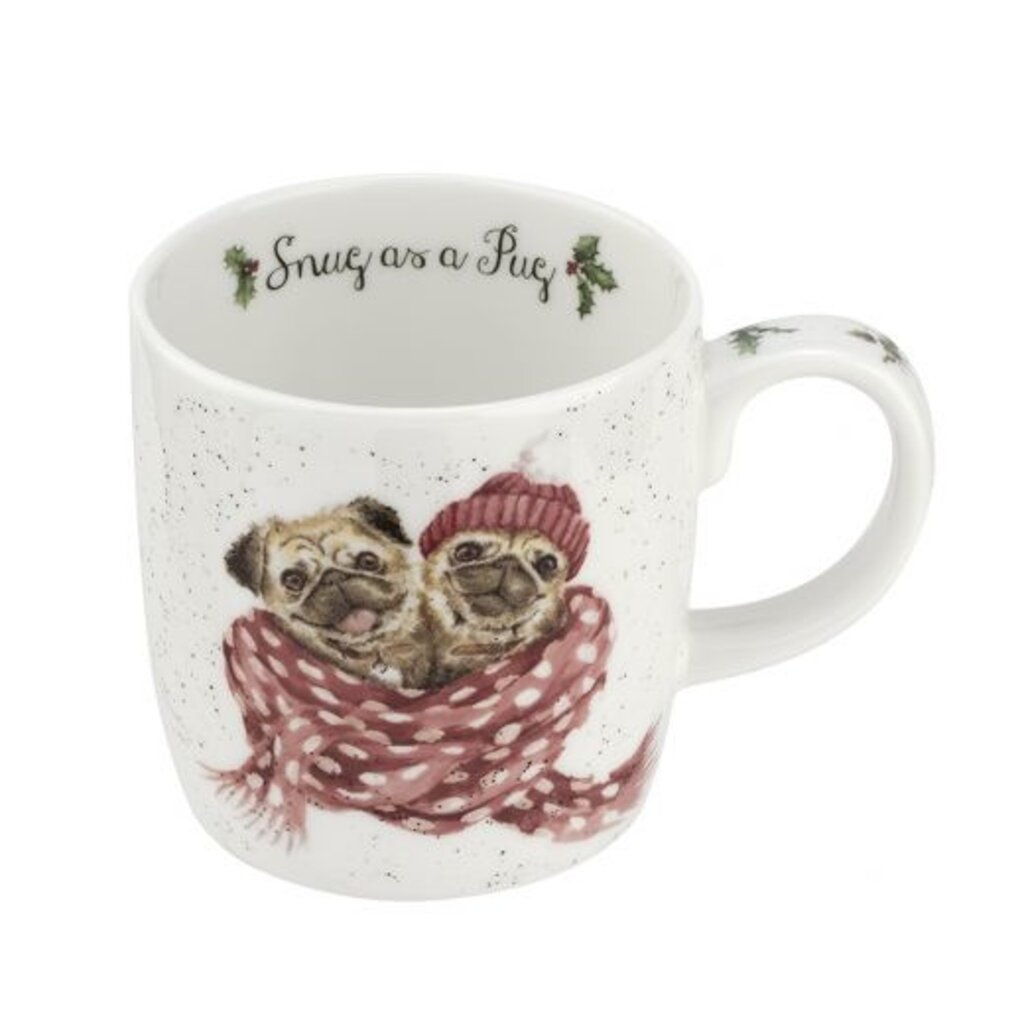 Wrendale Designs 'Snug as a Pug' Mug