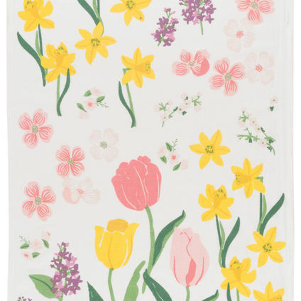 Now Designs Baker's Floursack S/3 - Flowers of the Month