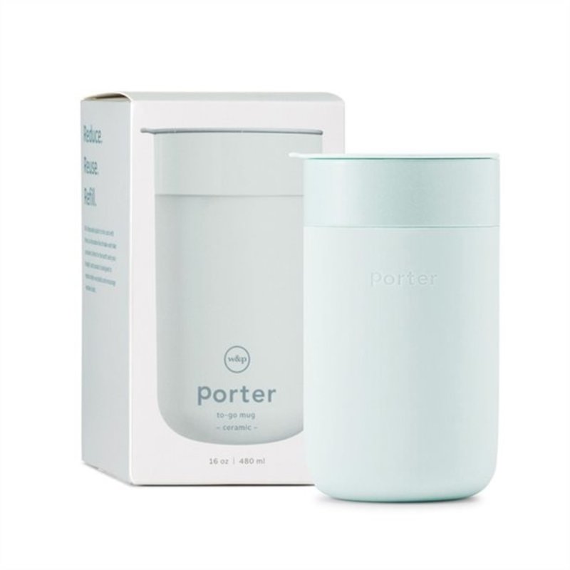 W&P Design Porter - Large Ceramic Mug 16oz. - Mint