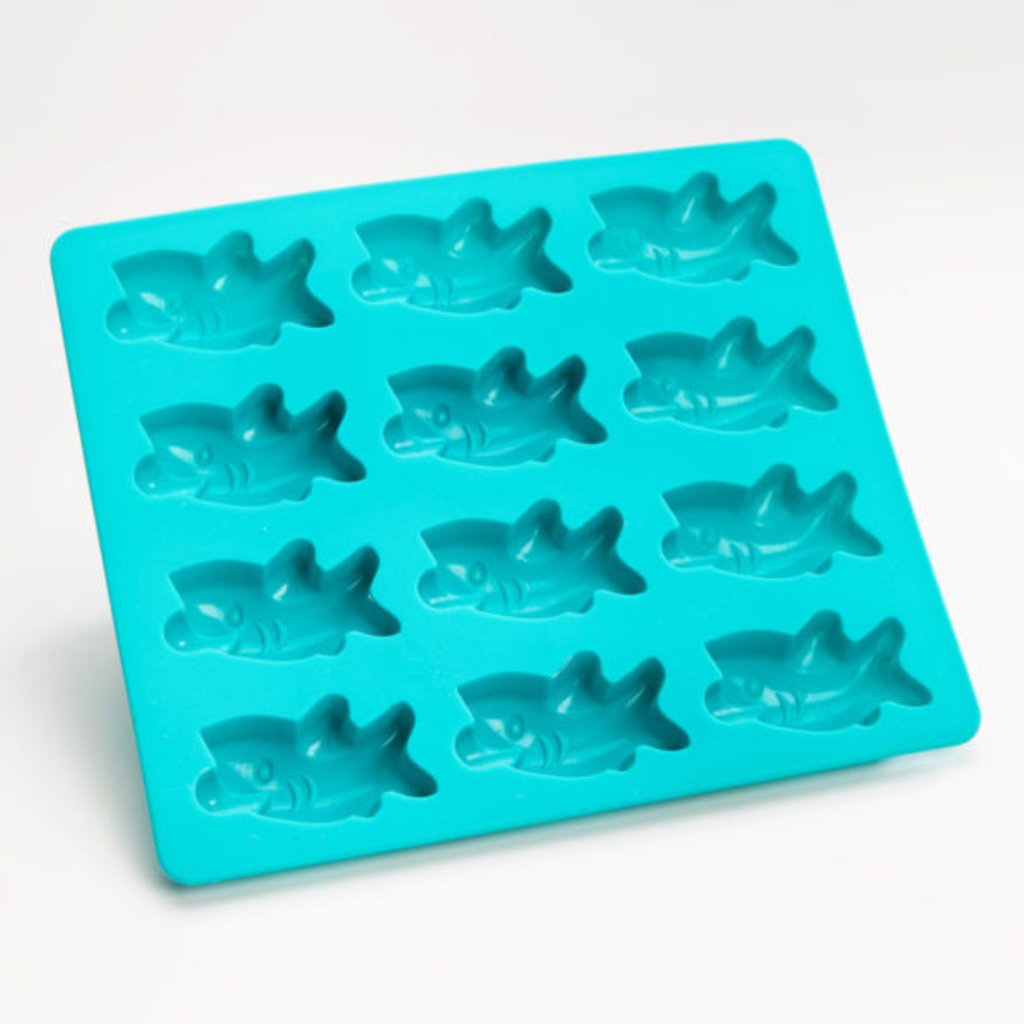 Mobi 12 Shark Bites  - Blue Silicone Mold