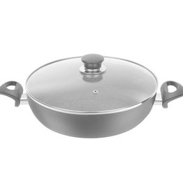 Ballarini Bologna Granitium 28cm/11" Double Handle Sauteuse Pan w/Lid