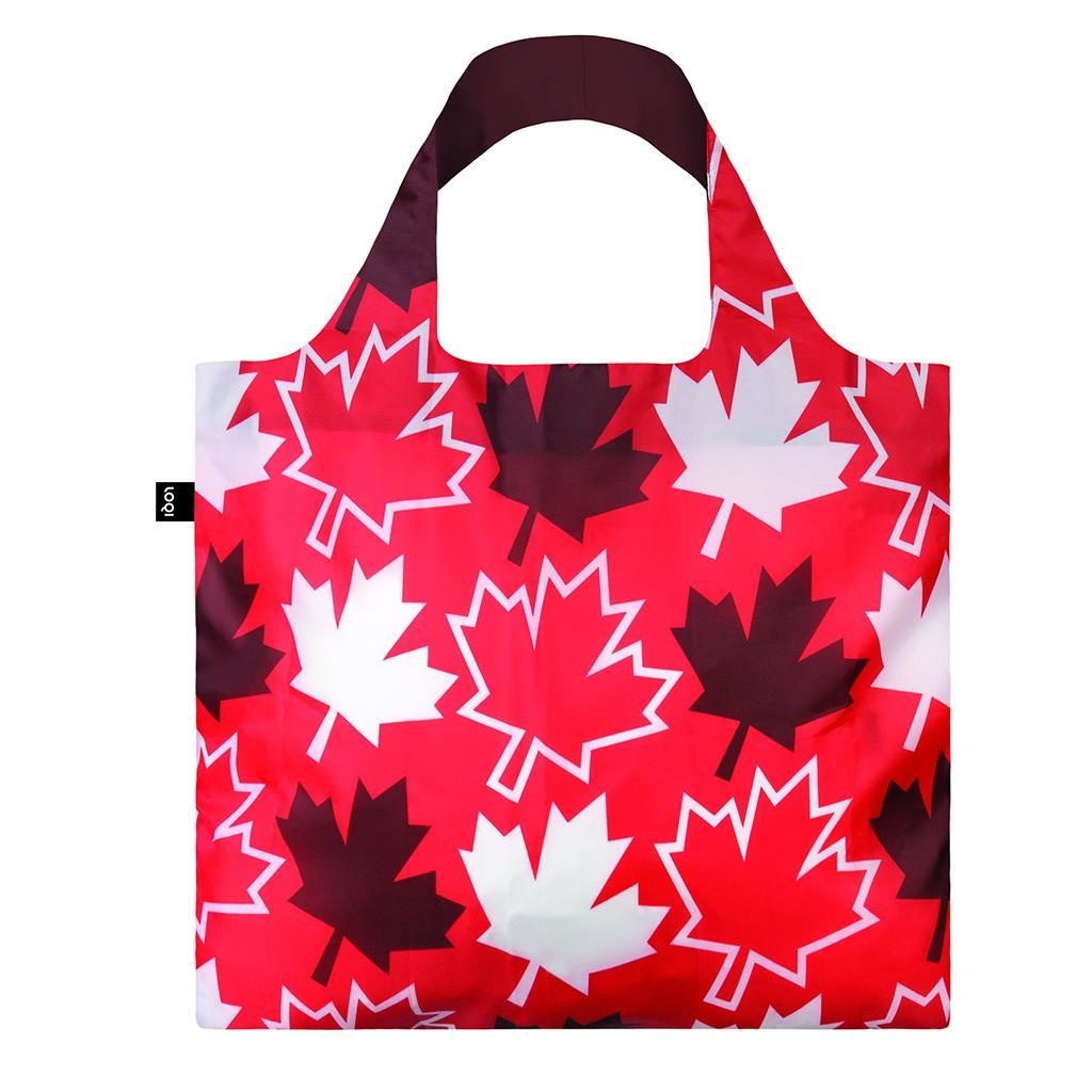 Loqi Tote Bag - Travel - Maple Leaves