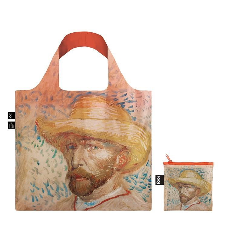 Loqi Tote Bag - Museum - Self Portrait with Straw Hat - Vincent Van Gogh