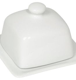 Now Designs White Square Butter Dish