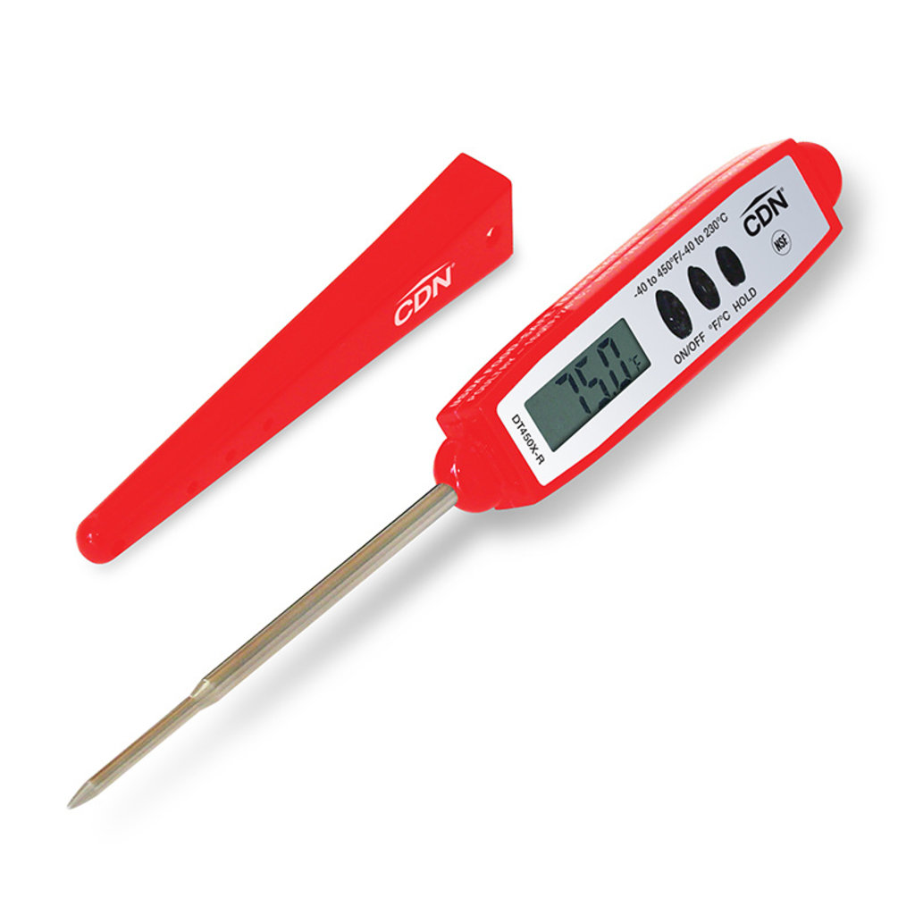 CDN Digital Pocket Thermometer – Red