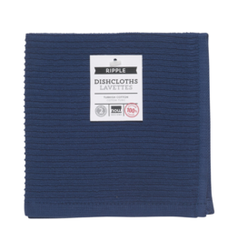 Now Designs Ripple Dishcloths - Indigo S/2