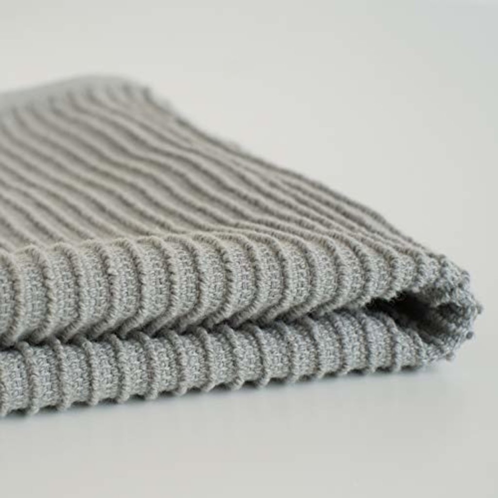 Now Designs Ripple Dish Cloths - London Gray S/2