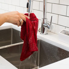 Now Designs Ripple Dishcloths - Red S/2