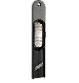 Microplane 3-IN-1 Ginger Grater Tool - Black & Grey