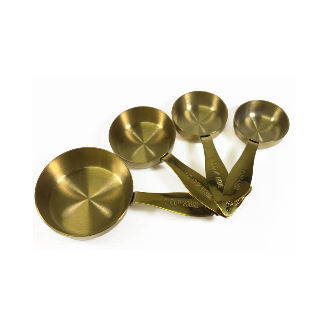 Measuring Cups S/4 - Gold