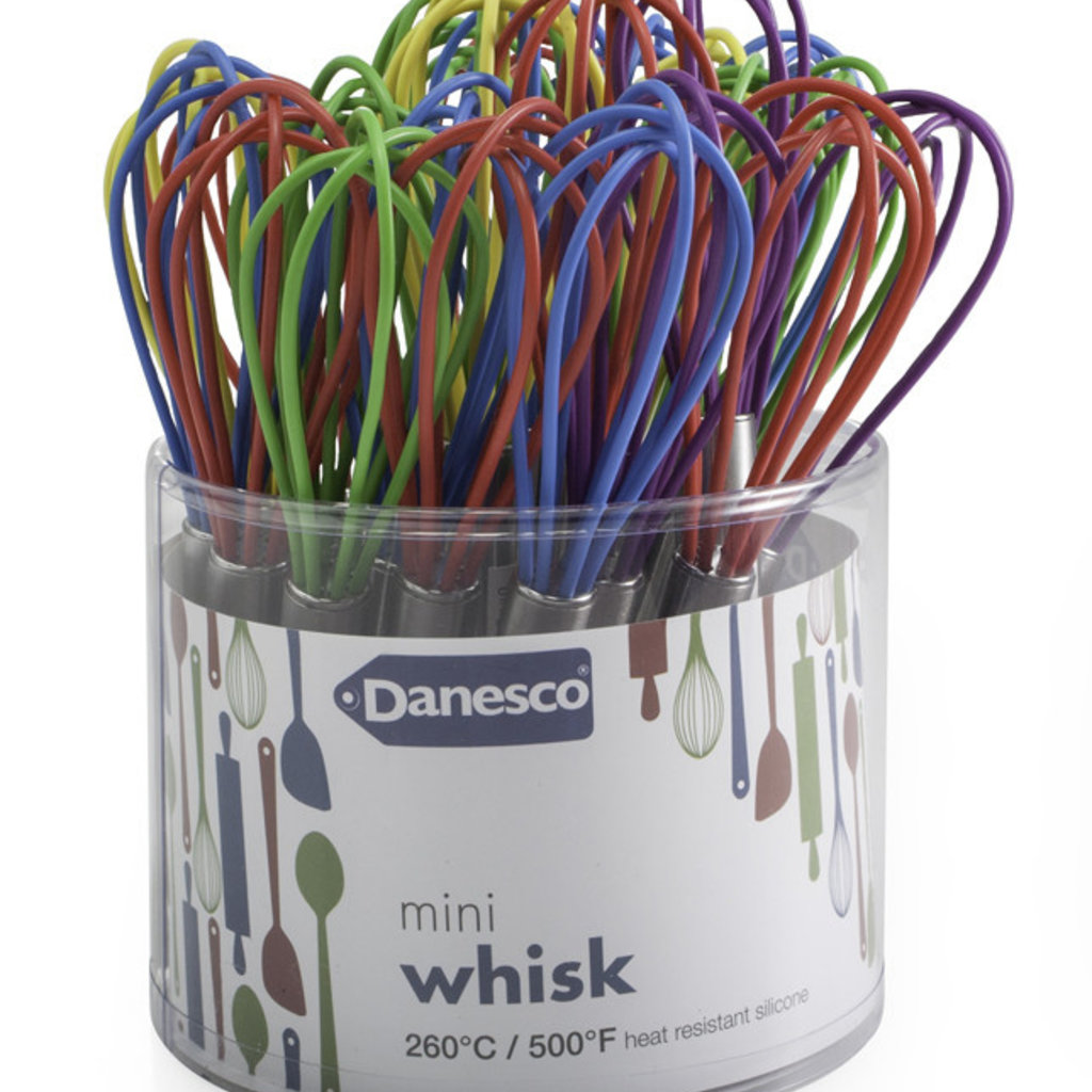 Danesco Mini Whisk - Single - Assorted Colours