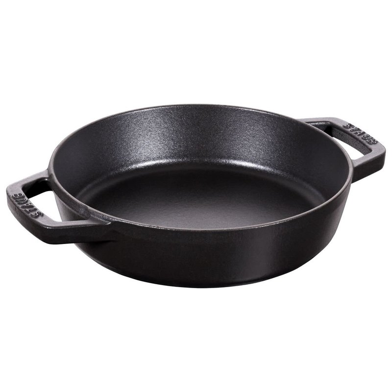 Staub Double Handle Skillet 8"/20cm - Black