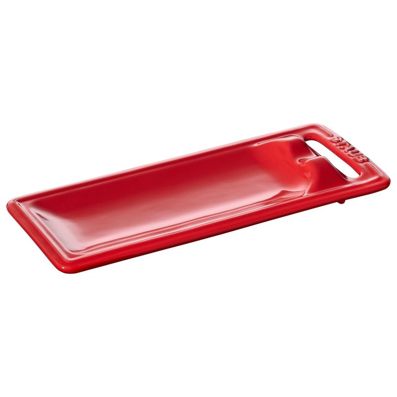 Staub Spoon Rest - Cherry Red 25x10cm/9.7"x4"