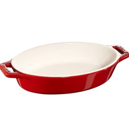 Staub Oval Baking Dish Cherry 17x12.5cm / 6.5"x4.5"