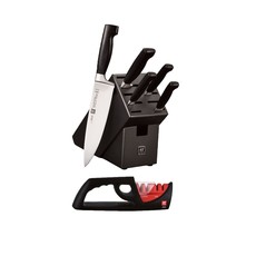 ZWILLING Four Star Knife Block Set 6pc w/4 Stage Sharpener