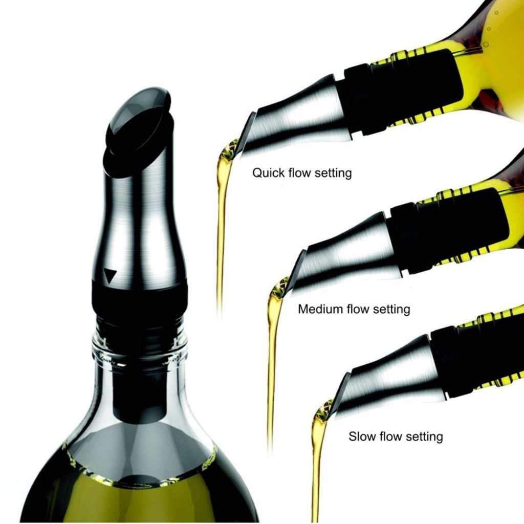 Prepara Adjustable Oil Pourer/Stopper - Deluxe