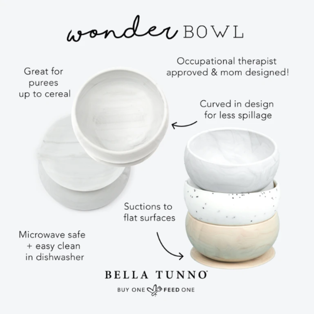 Bella Tunno Marble Suction Bowl