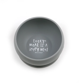 Bella Tunno Every Meal Is a Happy Meal Suction Bowl