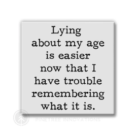 Pinetree Innovations Magnet - Lying About My Age