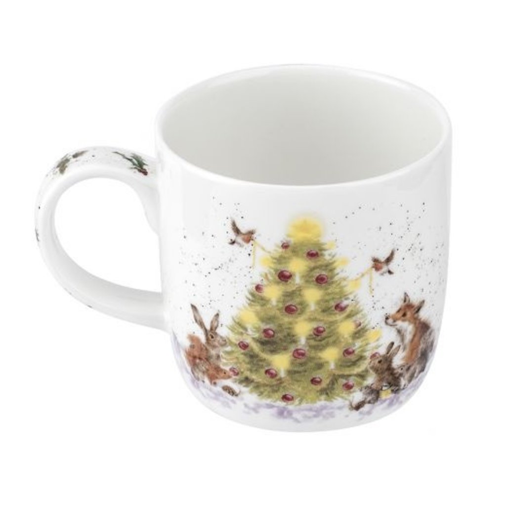 Wrendale Designs 'Oh Christmas Tree' Christmas Mug - 11oz