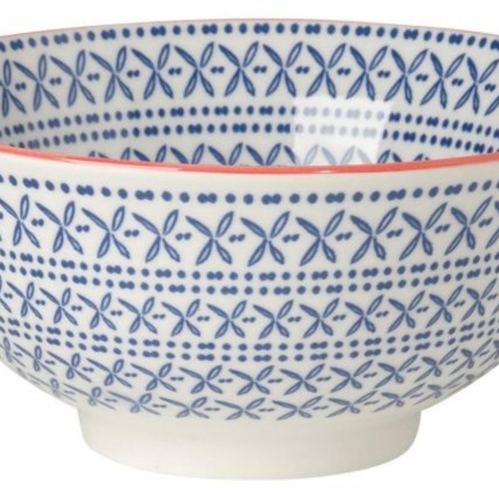 Now Designs Stamped Bowl 6" - Blue Cross