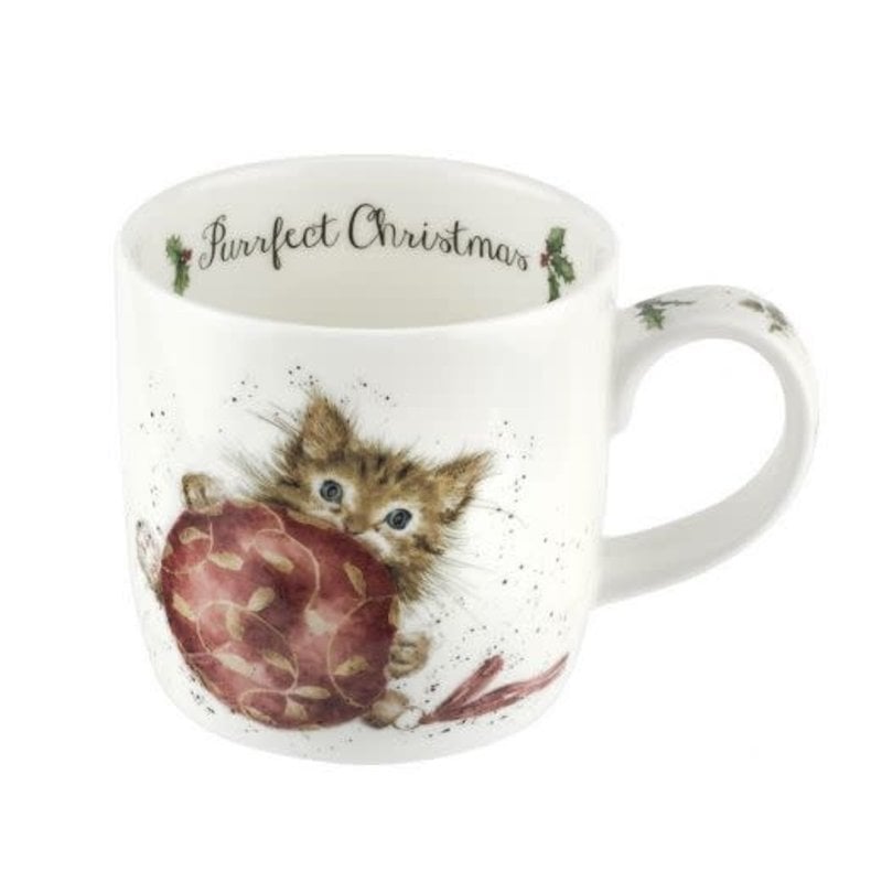 Wrendale Designs 'Purrfect Christmas' Christmas Mug -11oz