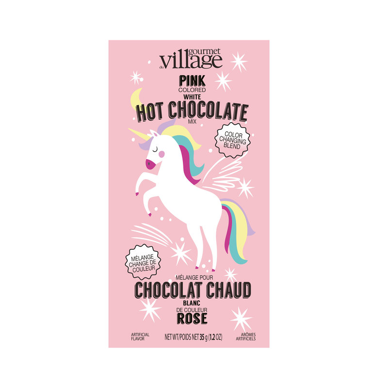 GourmetduVillage Creamy Pink Unicorn White Hot Chocolate