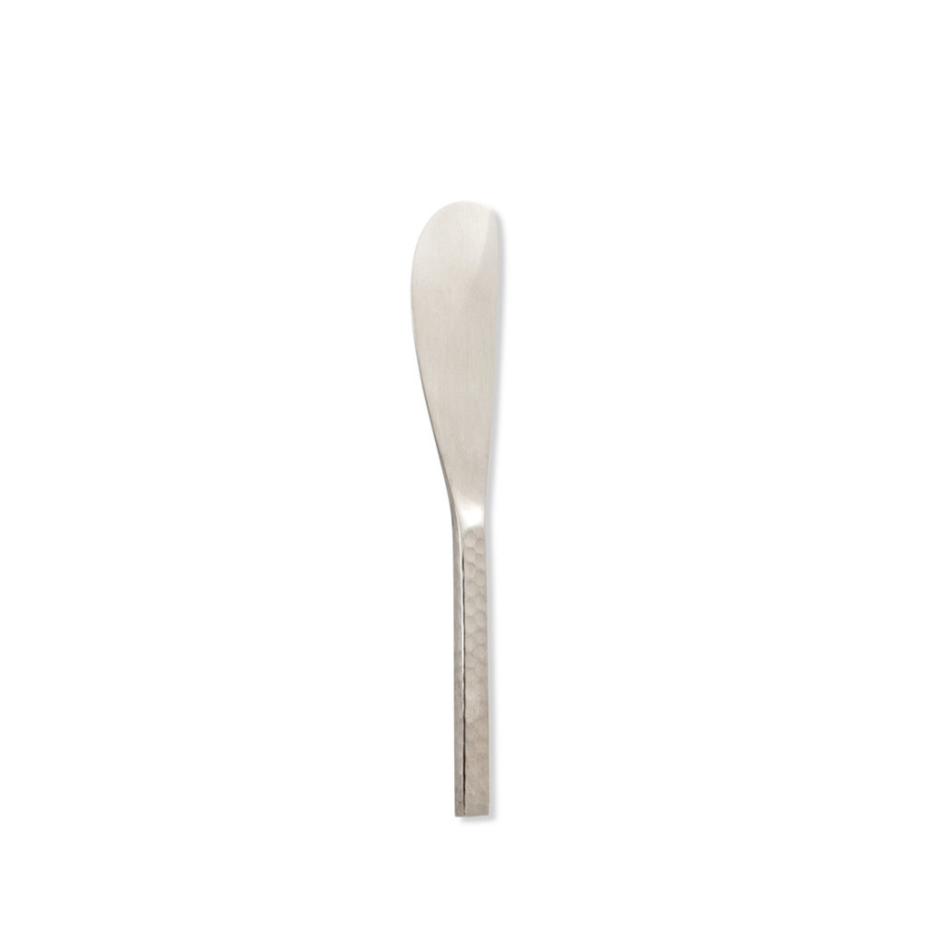 Abbott Hammered Handle Butter Spreader - 4.5"L