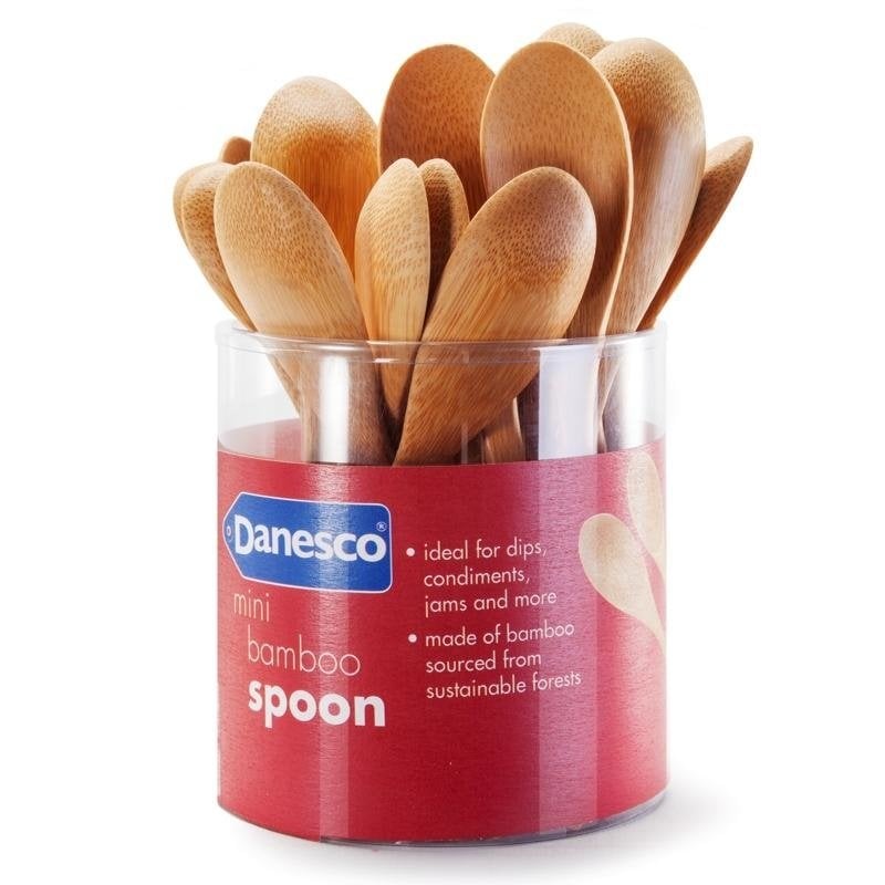 Danesco Mini Bamboo Spoon 15cm / 6" - Single