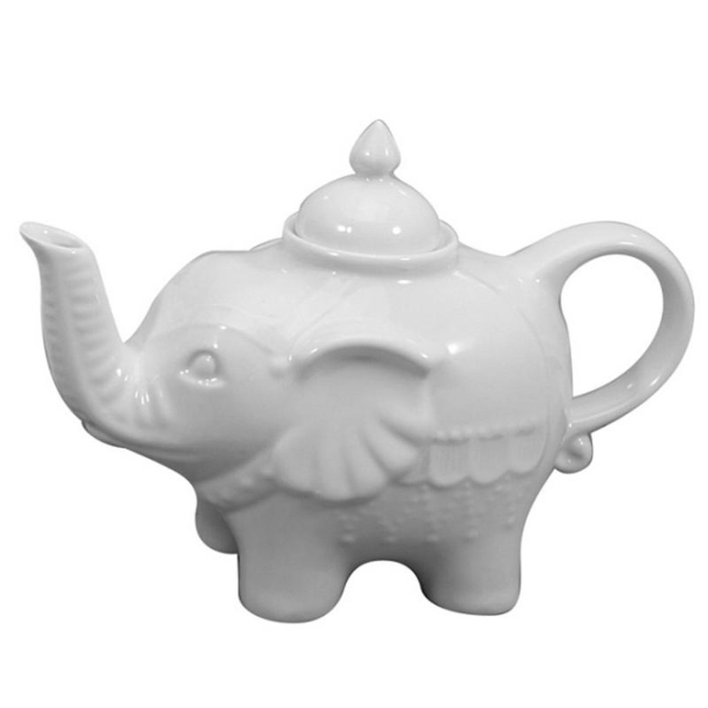BIA Cordon Bleu Elephant Teapot 28oz/830ml-White