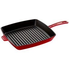 Staub 30cm /12” Cast Iron Square Grill Cherry