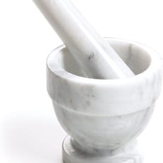 Fox Run White Marble Mortar & Pestle -  3"