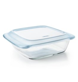 OXO GG Sq Baking Dish - Glass w/Lid  2qt 8"