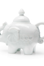 BIA Elephant Covered Sugar Pot - White