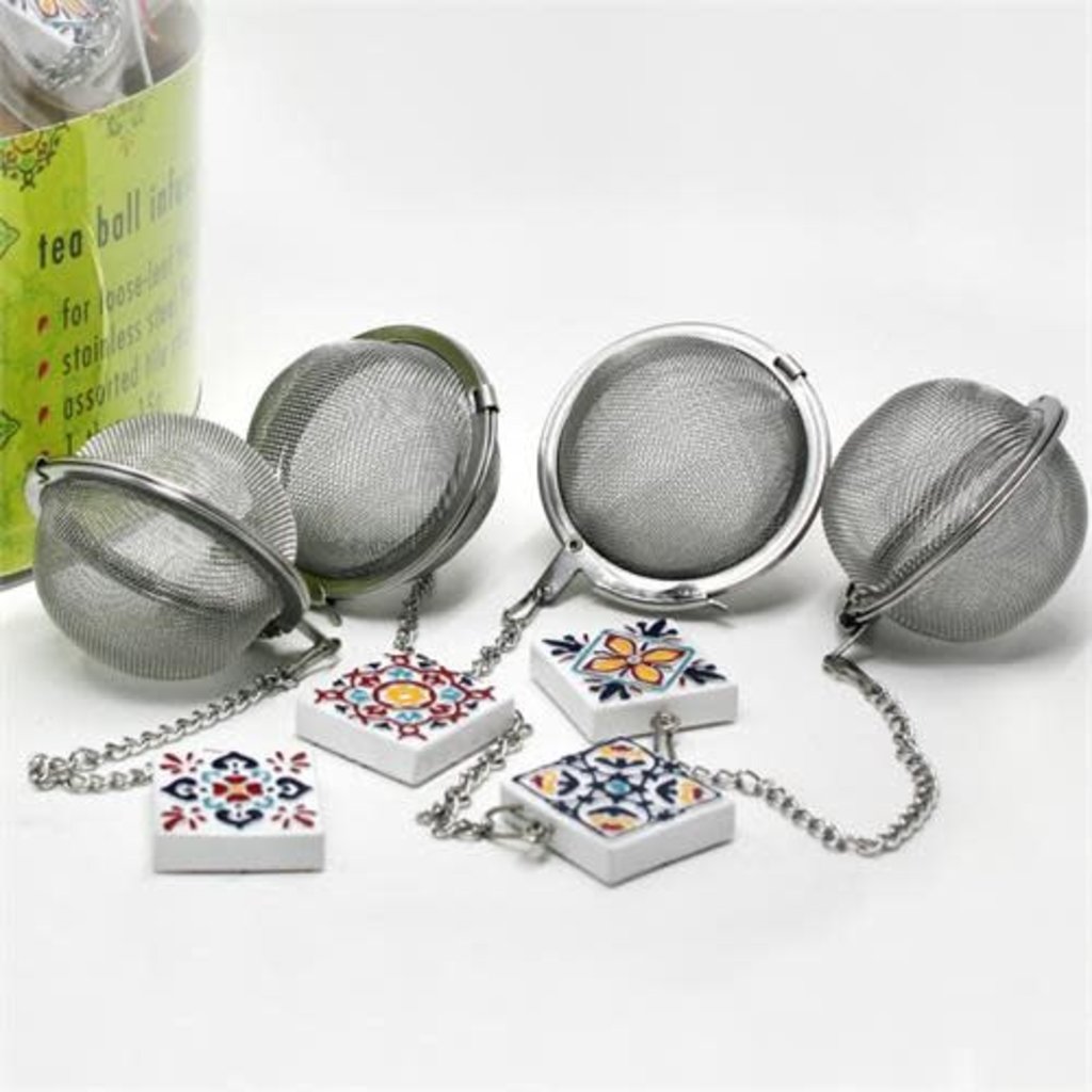 Ch'a Tea Ch'a Tea Ball with Tile Charm - Single