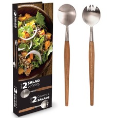 Danesco Acacia Salad Servers- S/2 - S.S.