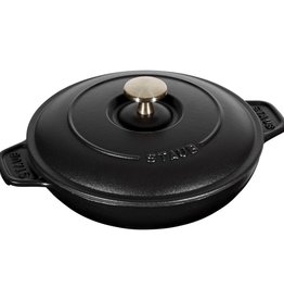 Staub Round Covered Hot Plate 8" - Black