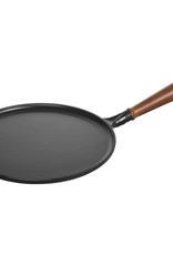 Staub Crepe Pan 11" /28cm Black /Wood Handle