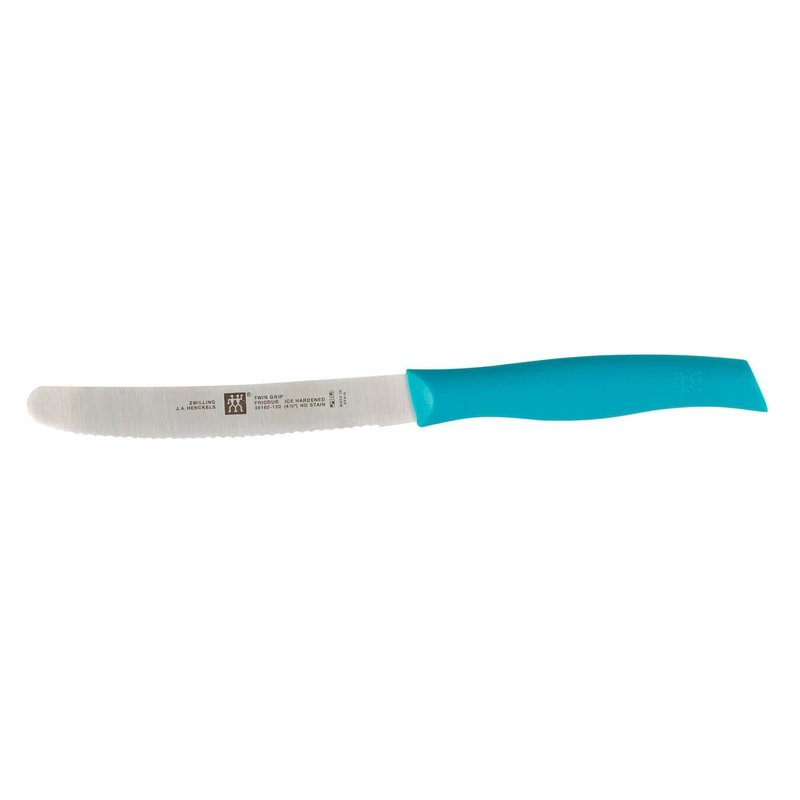 ZWILLING Twin Grip Utility Knife 4.5" Turquoise 120mm
