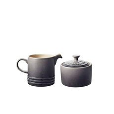 Le Creuset 2pc Set Cafe Sugar & Creamer - Oyster