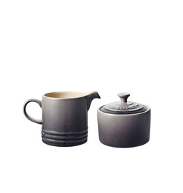 Le Creuset 2pc Set Cafe Sugar & Creamer - Oyster