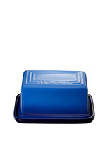 Le Creuset Butter Dish 454gm / 1lb - Blueberry - Azure Blue