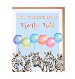 Wrendale Designs Really Wild (Zebra) - Card