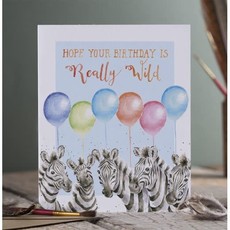 Wrendale Designs Really Wild (Zebra) - Card