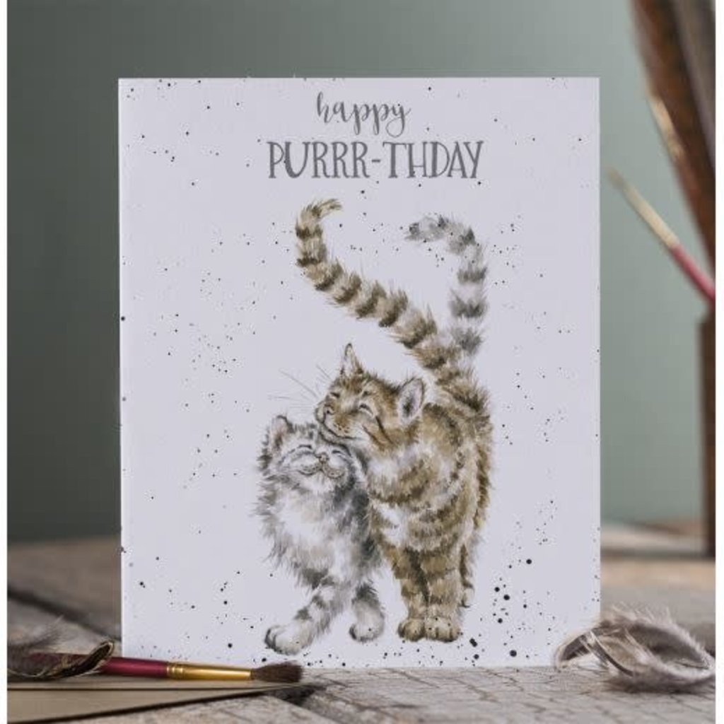 Wrendale Designs Feline Good - Happy Purrr-thday - Card