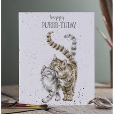 Wrendale Designs Feline Good - Happy Purrr-thday - Card