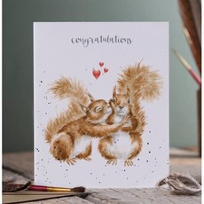 Wrendale Designs Nuts About Each Other -Card