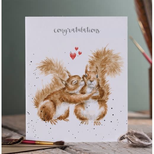 Wrendale Designs Nuts About Each Other -Card